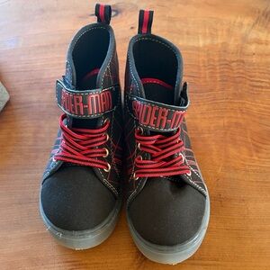 Spiderman Kids Sneakers - Black and Red
